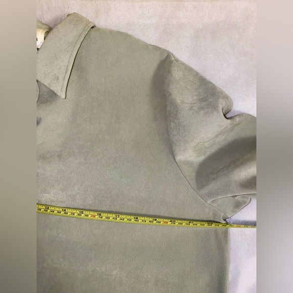 Tradition Green Button-Up Shirt and light brown color shirt - Picture 7 of 9